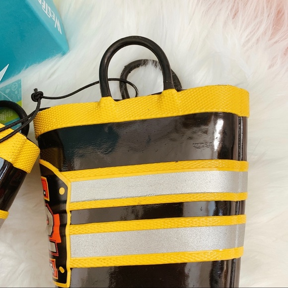 Western Chief KIDS F.D.U.S.A. RAIN BOOTS - BLACK - Picture 10 of 11